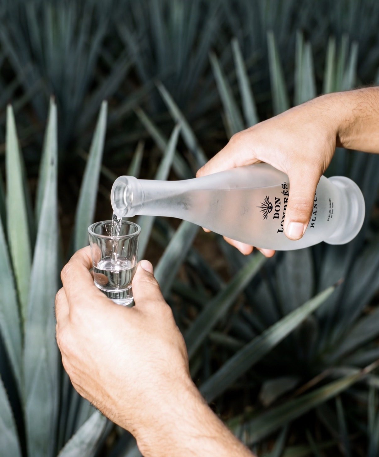 Pour shot